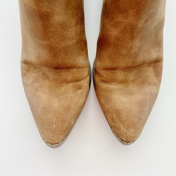 COCONUTS by Matisse Zella Brown Ankle Eyelet Trim Boots - Picture 10 of 10